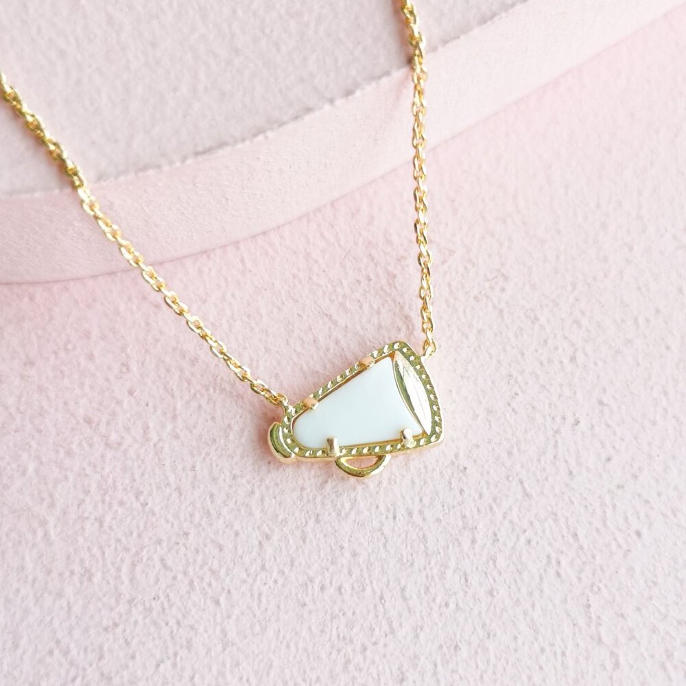 Kendra Scott - Cheer White Mother-of-Pearl Gold Necklace - NEW